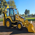 Cat backhoe loader