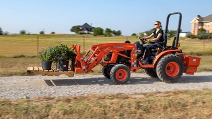 Mini Kubota tractor