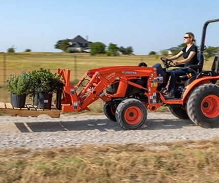 Mini Kubota tractor